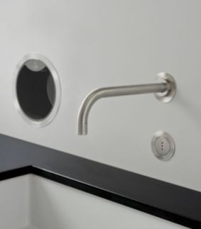 grifo electronico acero inoxidable lavabo vola diseño design almacenes poveda